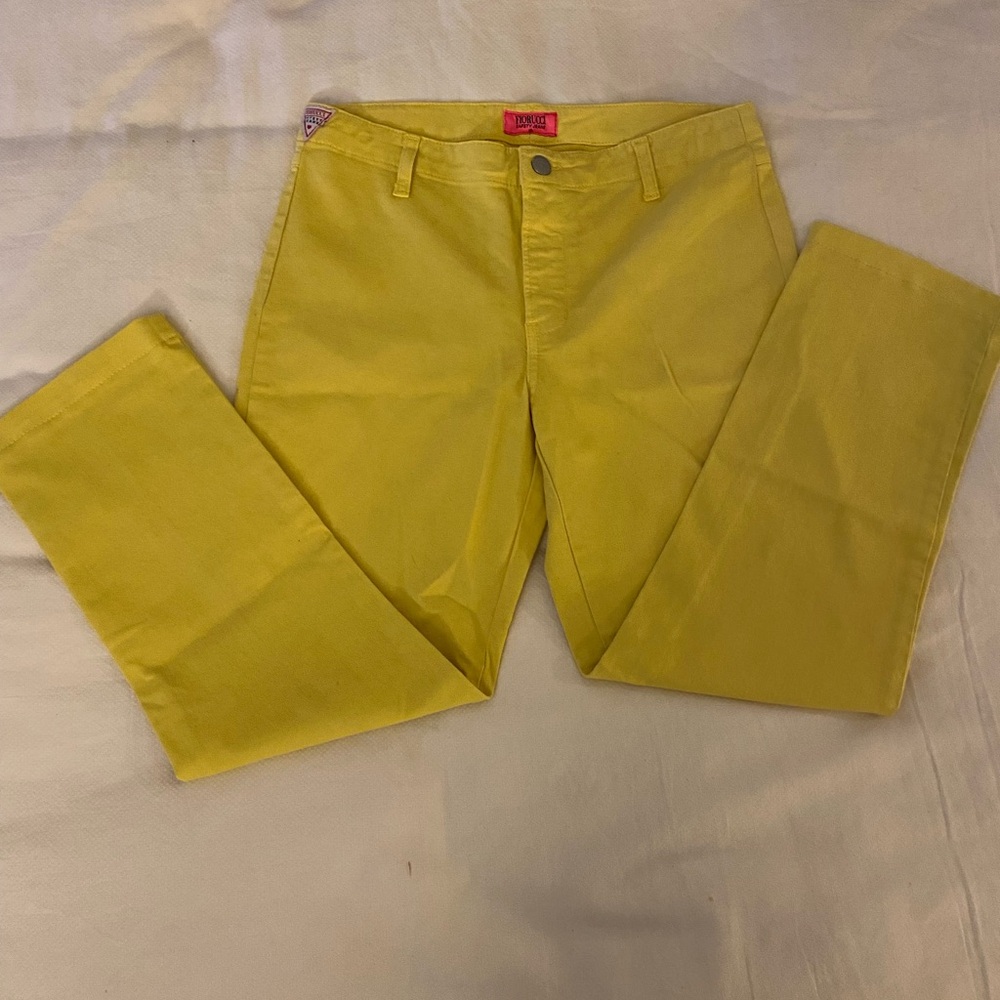 Fiorucci Bright Yellow Jeans